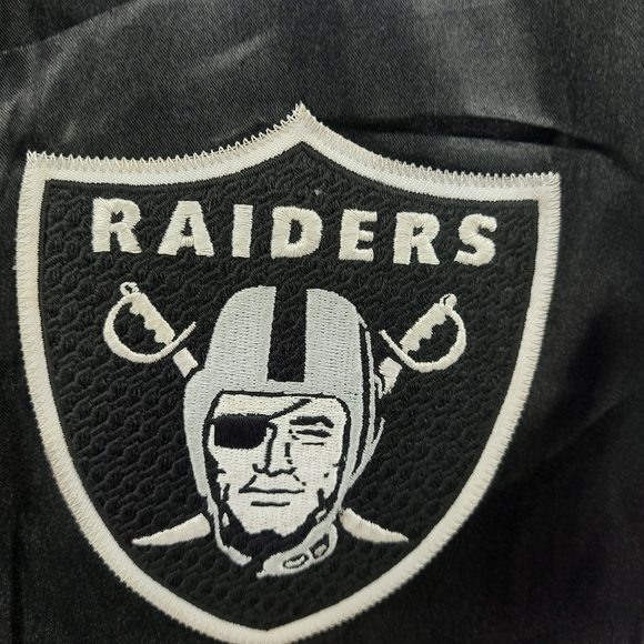 NFL × Nike Raiders JACKET Black and White Size Medium - Picture 5 of 6